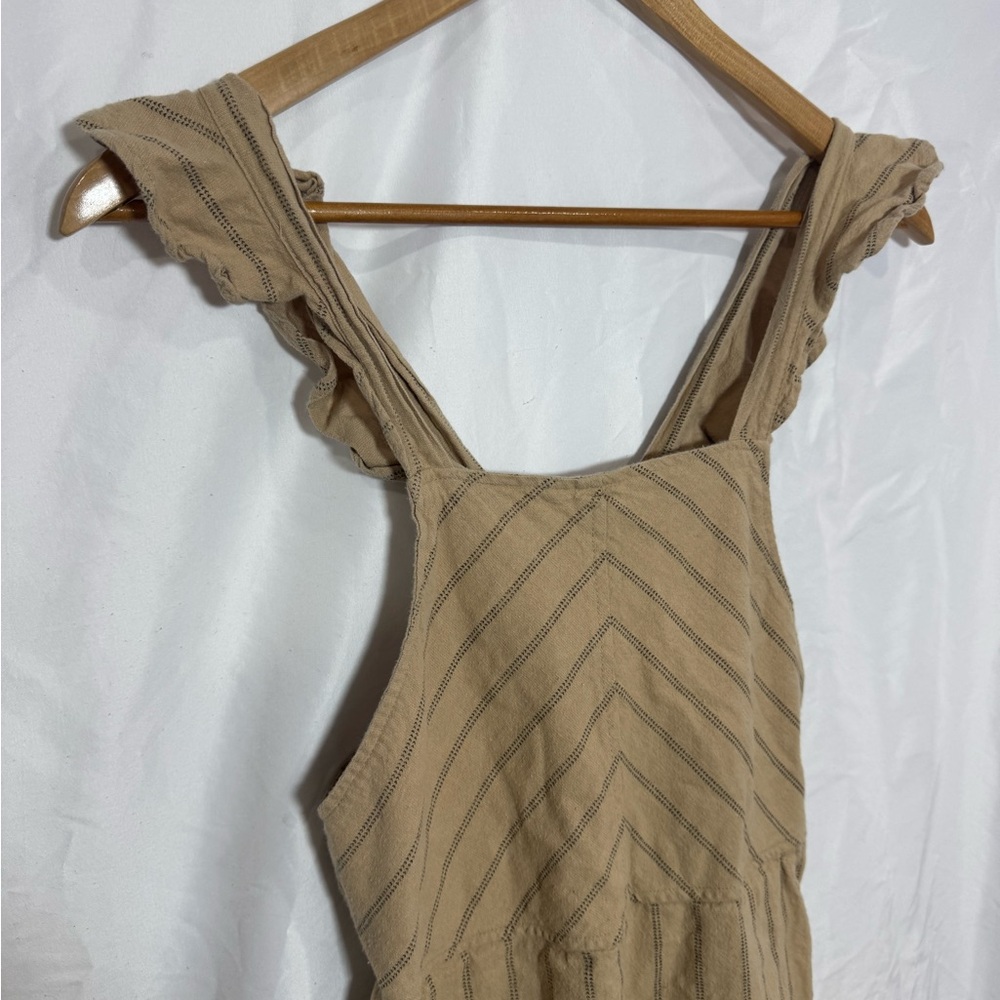 Orange Creek Tan Striped Midi Dress | Women’s Small - Picture 3 of 12